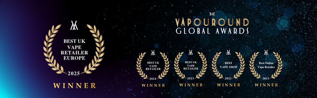 Vapouround Global Awards. Best UK Vape Retailer Europe 2025